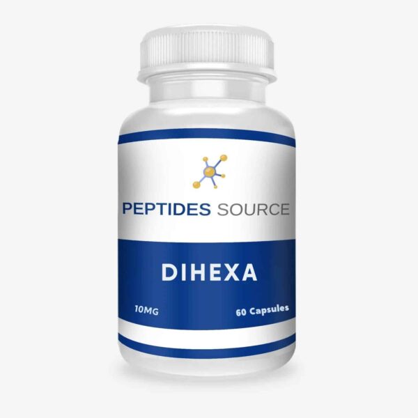 Dihexa 10mg 60 capsules – research peptide, Peptides Source
