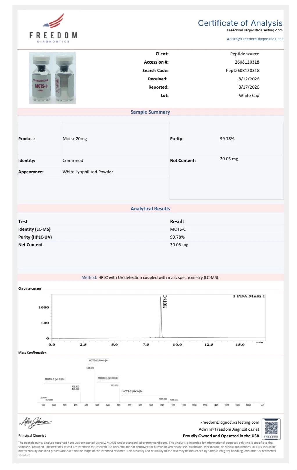 MOTS-C 20mg - Image 2
