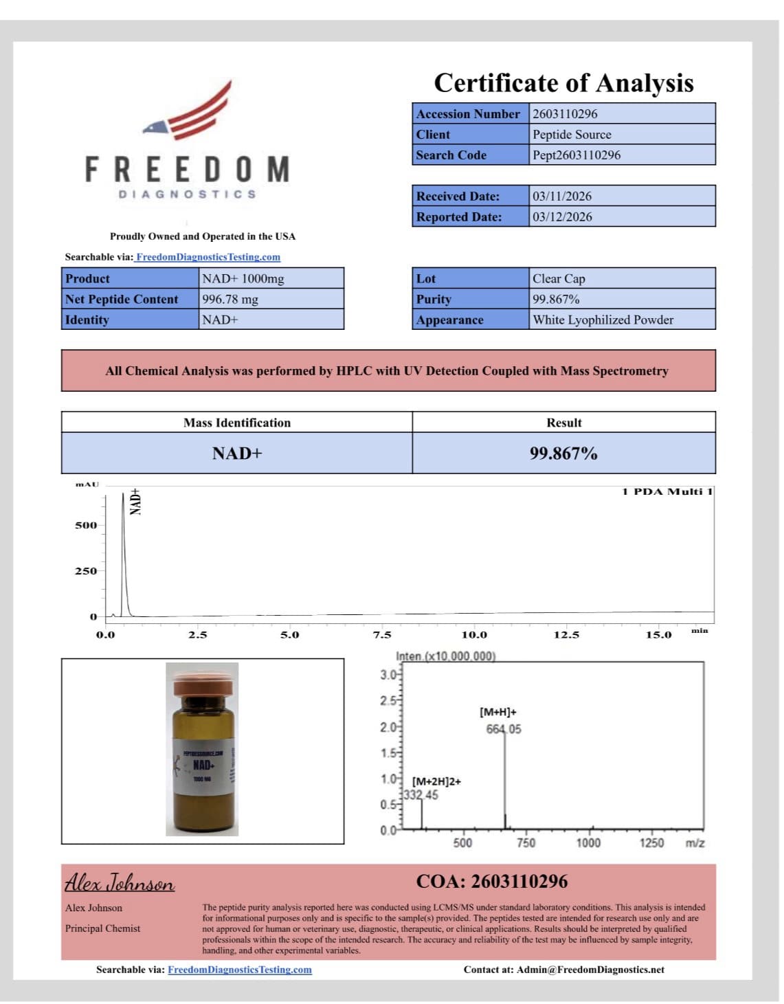 NAD+ (1000mg) - Image 2