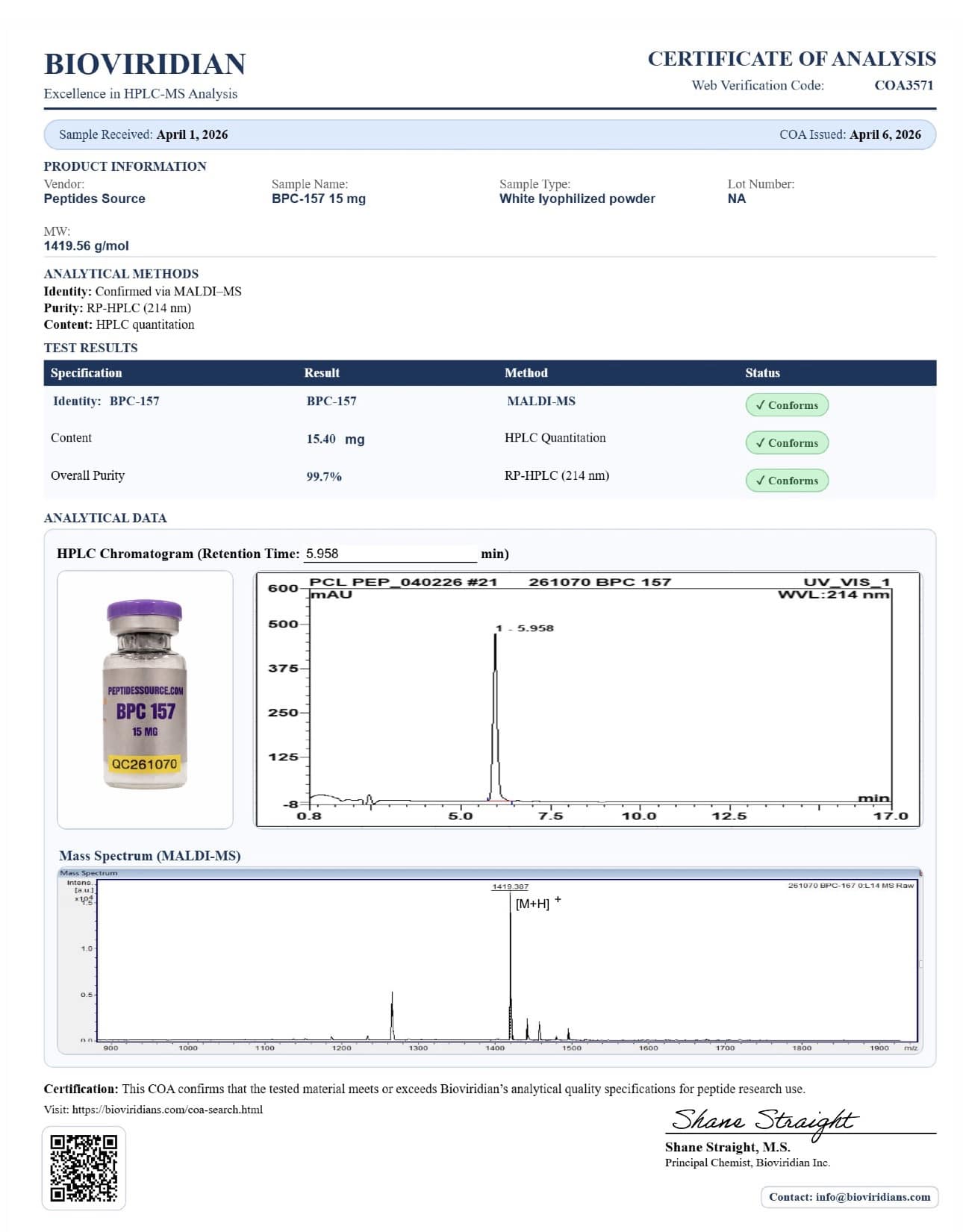 BPC-157 15mg - Image 2